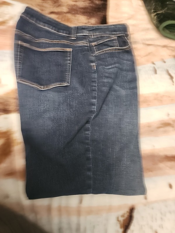 Chicos Platinum Boy Friend Jeans Sz 2