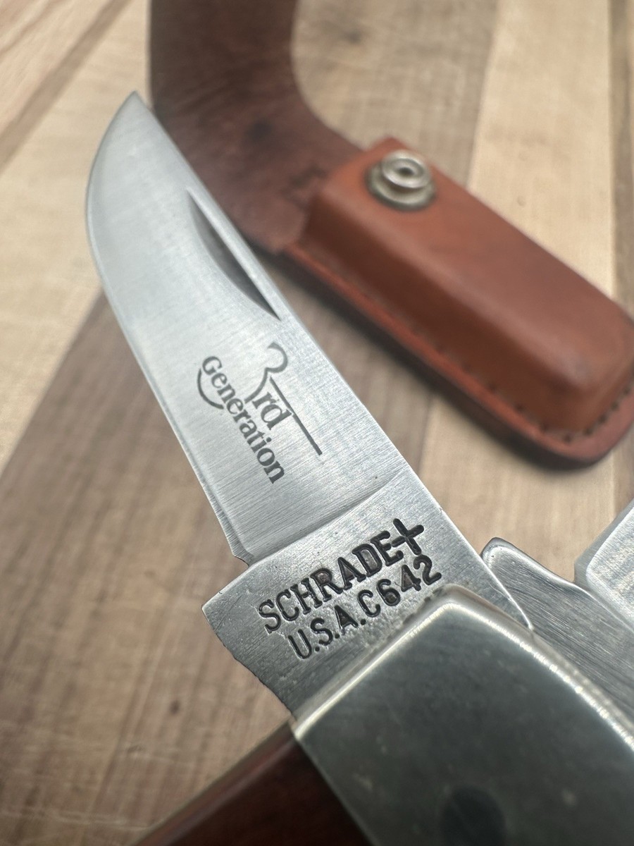 Vintage Schrade's 3rd Generation C642 2 Blade Pocket Knife w