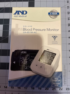 #ad Aamp;D Medical Deluxe Blood Pressure Monitor UA 651W AC Wide Range Cuff Easy Use $23.99