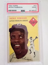 1954 Topps - Jackie Robinson #10 PSA 2 
