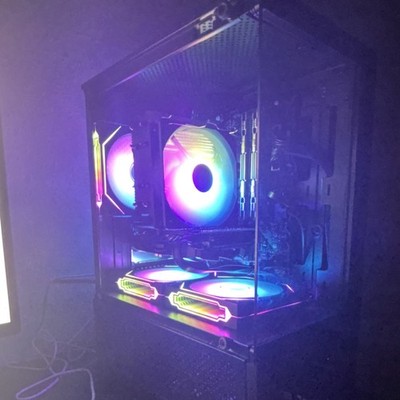 Gaming Desktop PC Tower RGB Lighting Dedicated Graphics Black