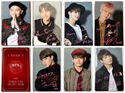 BTS I NEED U ポニーキャニオン限定盤購入特典　クリスマス　SUGA BTS I NEED U クリスマス SUGA 【公式通販】
