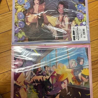 Naruto Boruto Clear File Set 2pcs Official Anime Character Goods Ungeöffnet