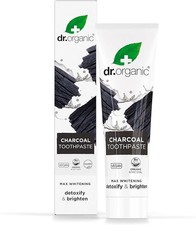 Dr Organic Activated Charcoal Toothpaste Extra Whitening Vegan 100ml
