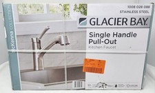 Glacier Bay McKenna Stainless Steel Kitchen Faucet 1008028088   New/Sealed