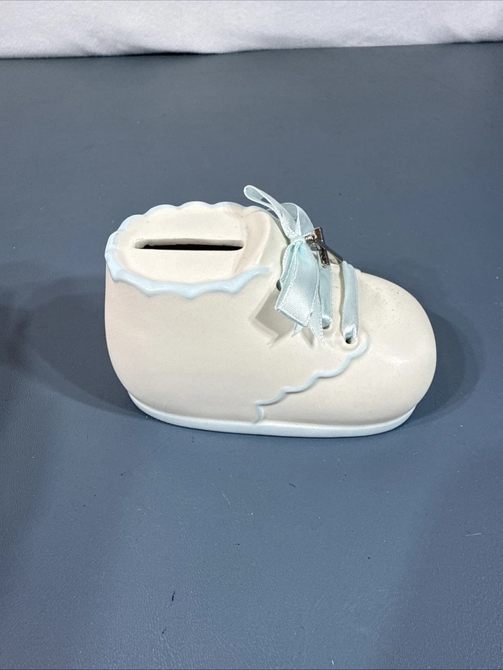 Banco de botines Gregg Gift bautizado en Cristo bebé niño, 2,25 pulgadas, azul Foto 3 de 4