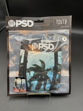 PSD Youth Kids Medium Boxer Briefs 1 Pack Palm Tree Print Underwear