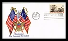 DR JIM STAMPS US COVER POSTING BROADSIDE SPIRIT OF INDEPENDENCE FDC ABC CACHET