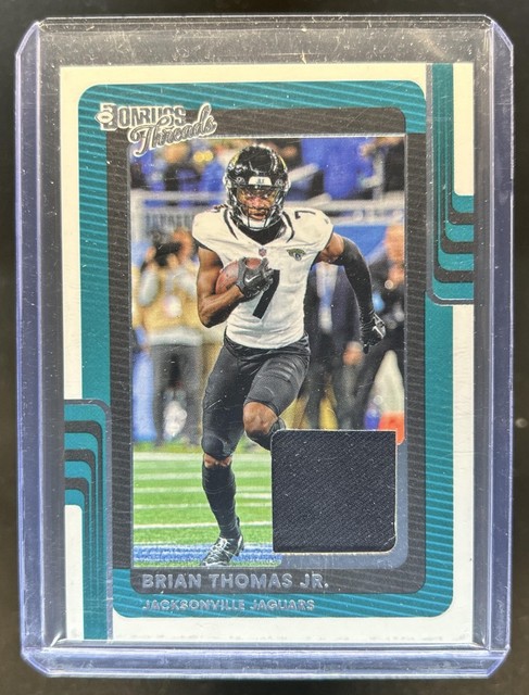 2025 Panini Donruss Brian Thomas Jr. Threads Jersey #DTH-BTJ Jaguars