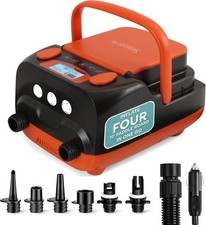 SereneLife Paddle Board Electric Pump - Portable 16 PSI Dual-Stage SUP Pump