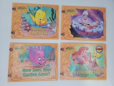 Disney Little Mermaid's Treasure Chest 1992 Hardcover Books Lot of 4 Ariel