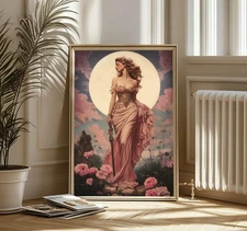 Aphrodite Printable Poster – Greek Goddess of Love & Beauty Wall Art