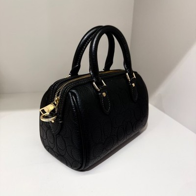 Coach Mini Rowan Crossbody Bag In Signature Leather CCF28 pebbled