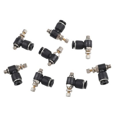 8 Stück Schnellverbinder für nahtlose Luftstromregelung in pneumatischen Systemen