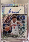2023-24 Mosaic #RA-ASR Ausar Thompson Rookie Autographs Mosaic Prizm Pistons