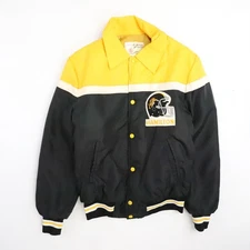 Vintage Hamilton Tiger Cats Bomber Jacket Size Medium 90s CFL