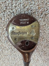 VINTAGE MACGREGOR TOURNEY M3TW PERSIMMON 4 WOOD KEYHOLE RH