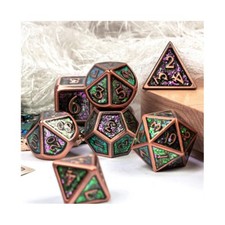 Foam Brain Dice Poly Set - Glitter Bomb 7 New