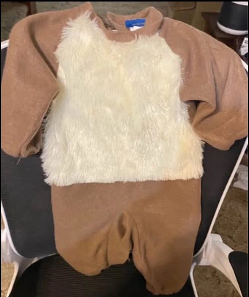 Fantasia Star Wars Wicket The Ewok por Rubies Headpiece & Romper Infantil  - Imagem 2 de 3