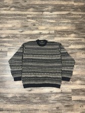 VINTAGE Brooks Brothers Sweater 100 Wool Pullover Mens Sweatshirt Size Large L
