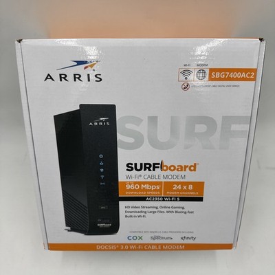 ARRIS SURFboard AC2350 - 4 Port 960 Mbps Cable Modem Wi-Fi Open Box