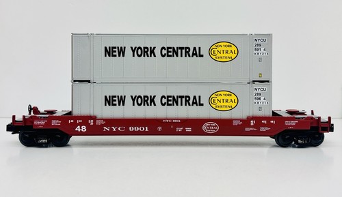 MTH RailKing New York Central Husky Stack Car 30-76022 sin caja | Condition: Used