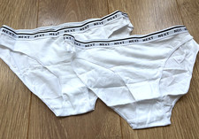 Next Cotton High Leg 2 x  Knickers briefs Size 10