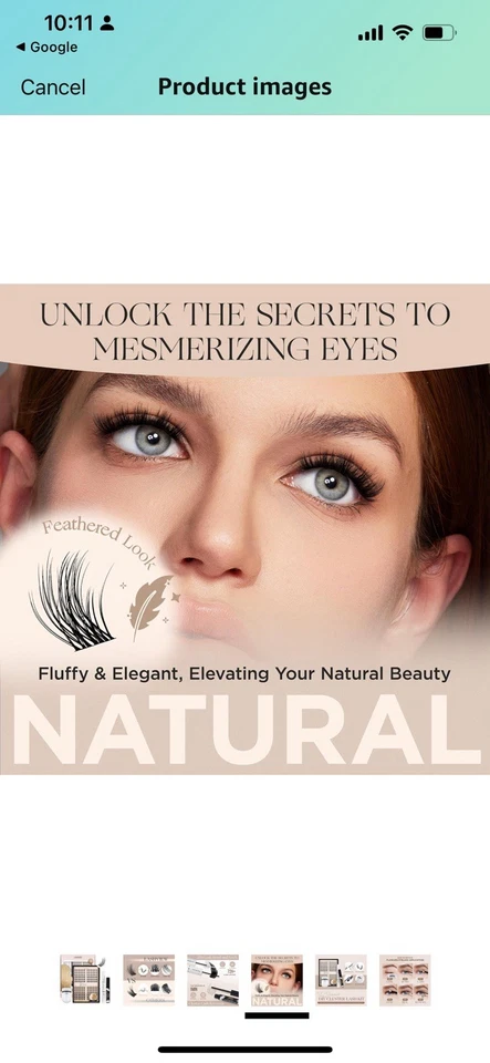 Kit de pestañas en racimo Lashview 144 piezas The Breeze Foto 4 de 4