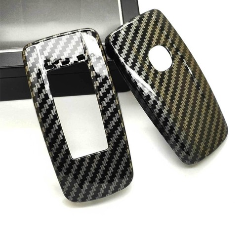 Fit Acura TLX MDX RDX RLX ILX 5 Button Carbon fiber Remote Key Fob Case Cover - Picture 3 of 4