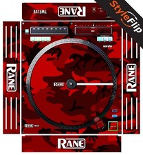 Rane Twelve 2018 Version Skin Camo Red Protective Decal StyleFlip Skins