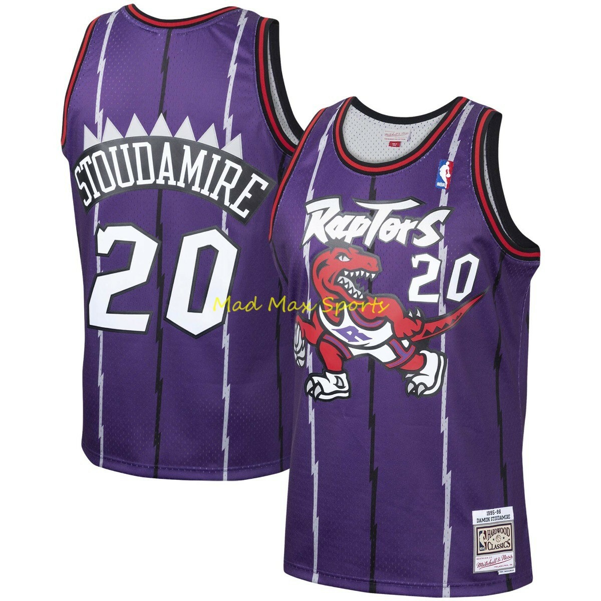 DAMON STOUDAMIRE Toronto RAPTORS 1995 Mitchell and Ness Swingman