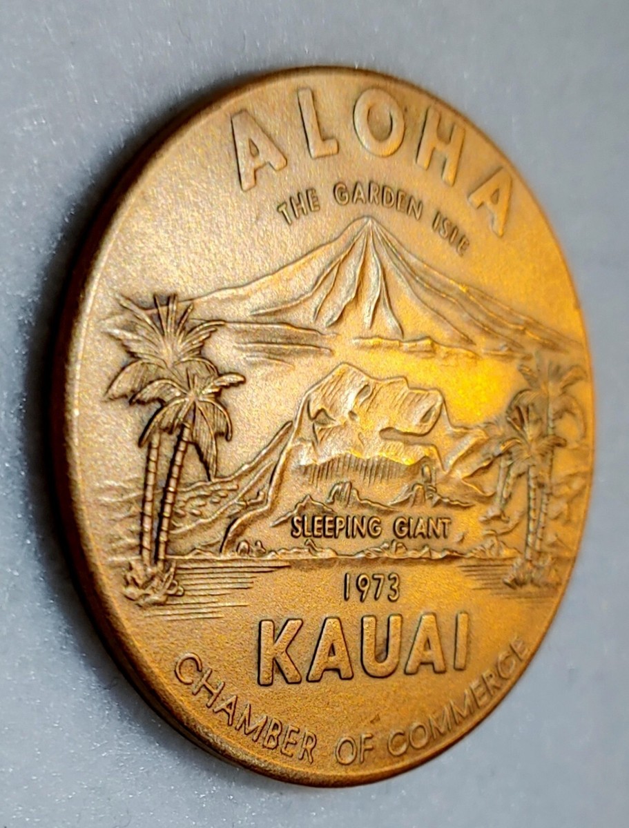 シルバー ゴールド アンティークコイン 1973 Kauai Dollar, Aloha Hawaii, Cha 節約 #1931 シルバー ゴールド  アンティークコイン 1973 Kauai Dollar