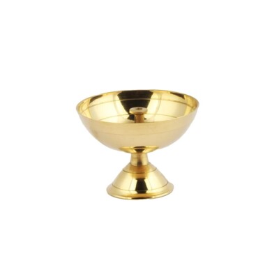 Diya (Größe 4) -74g | Hochwertige Öllampe für tägliche Puja