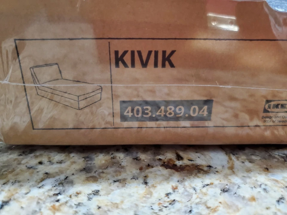 FUNDA CHAISE IKEA KIVIK, Hillared Antracita, 403.489.04, TOTALMENTE NUEVA Y SELLADA Foto 2 de 4
