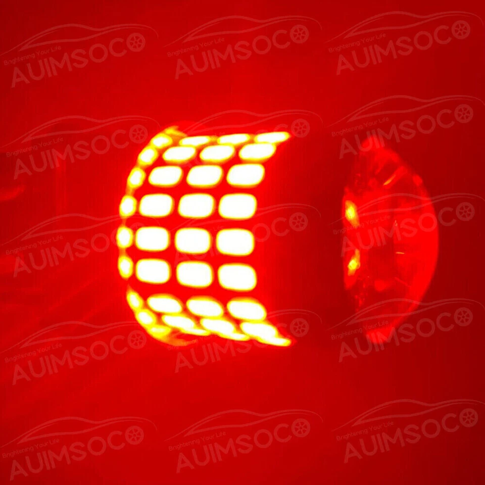 For Chevy Cavalier 1995-2005 3157 LED Back Up Reverse Lights Bulbs RED - Image 2 of 4