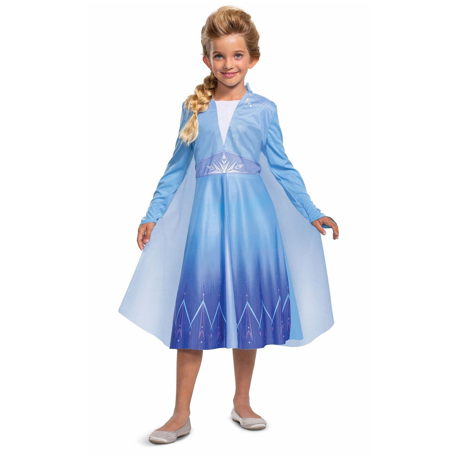 Elsa Costume Kids Princess Fancy Dress 