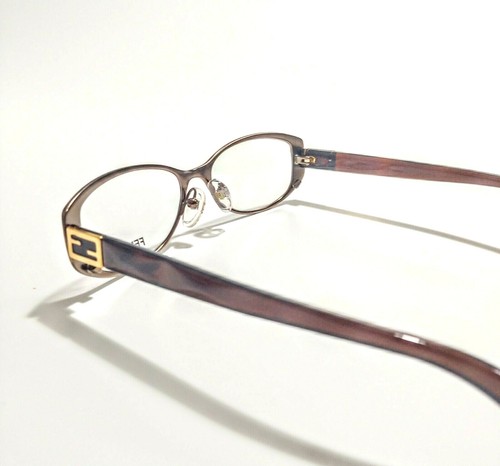 New Fendi women's Eyeglasses 899 F899 Brown Copper 209 Authentic 50-16-140 - 第 2/6 張圖片