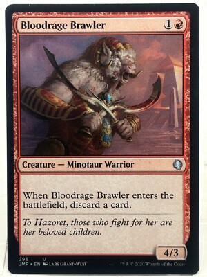Bloodrage Brawler NM/M* Jumpstart ENGLISH 296 mtg -UnltdCards