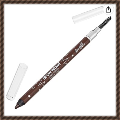 New & Sealed Barry M Cosmetics Brow Wow Pencil & Brush Medium / Dark ~ Fast Ship