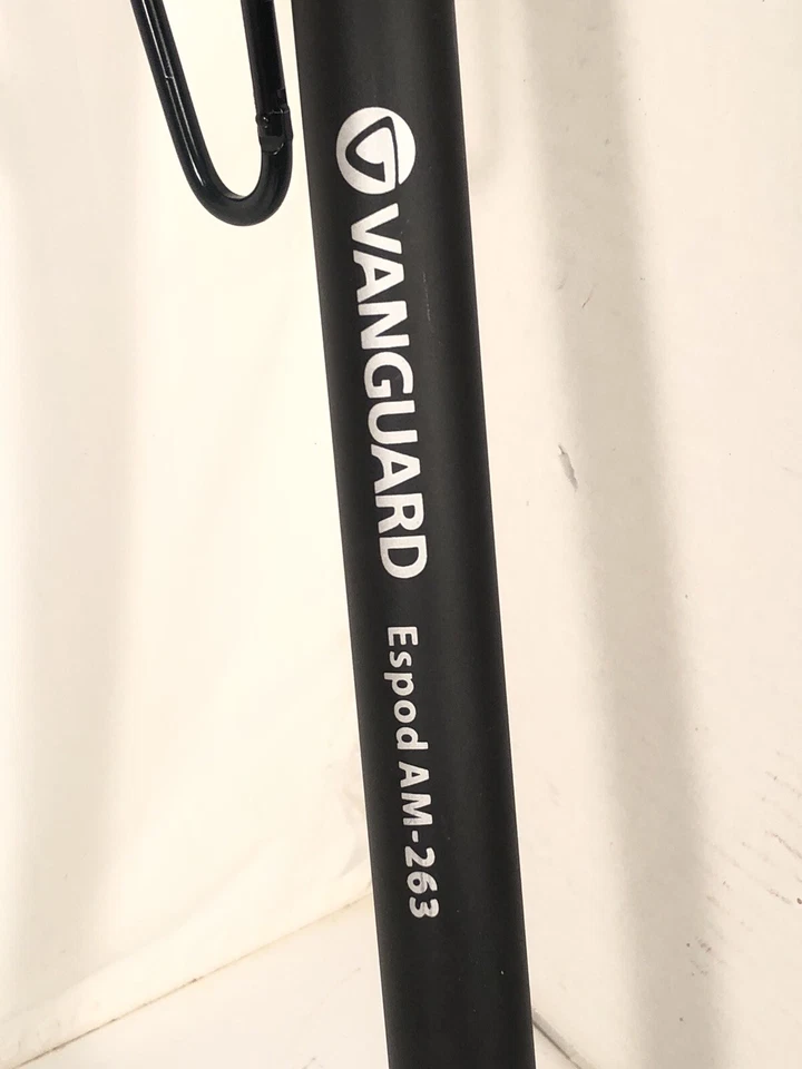 Monopie Vanguard Espod AM-263 de aluminio negro con cabezal inclinable, 3 secciones, 26"- 63" Foto 2 de 4