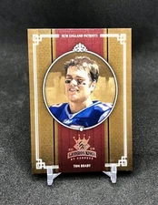 2005 Donruss Gridiron Kings Tom Brady CROWNING MOMENT /500 BRONZE SP No. GK-25