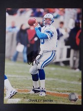Charlie Batch Autographed 8