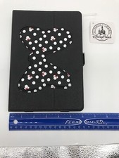 "Funda Tablet Kindle iPad 7"" Lunares Negros Parques Disney Nueva con Etiquetas"