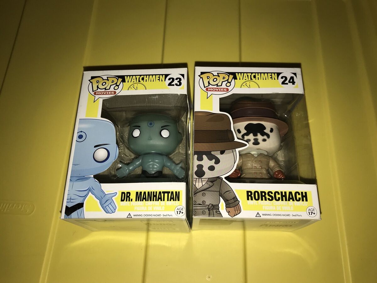 Funko POP Watchmen Dr. Manhattan #23 & Rorschach #24 | eBay Funko POP Watchmen Dr. Manhattan #23 & Rorschach #24 | eBay