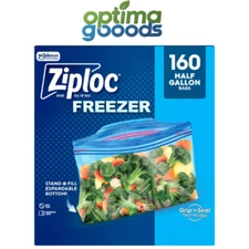 Ziploc Half Gallon Freezer Bags, (160 ct.) FREE SHIPPING