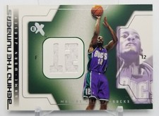 2003-04 Fleer E-X MARCUS HAISLIP Behind The Numbers Jersey Patch Milwaukee Bucks