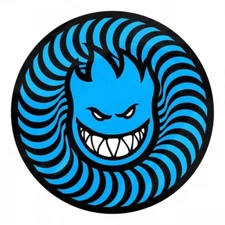 Spitfire Wheels Sticker 3 in Round Blue Skateboard Decal