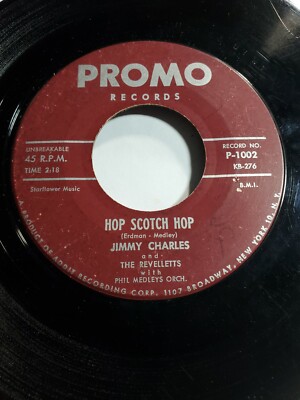 JIMMY CHARLES -A MILLION TO ONE / HOP SCOTCH HOP 1960 PROMO Label 1002, VG+ F101