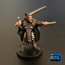 D&D Miniature and Card - Half-Orc Fighter #43 - Dungeons and Dragons - RPG