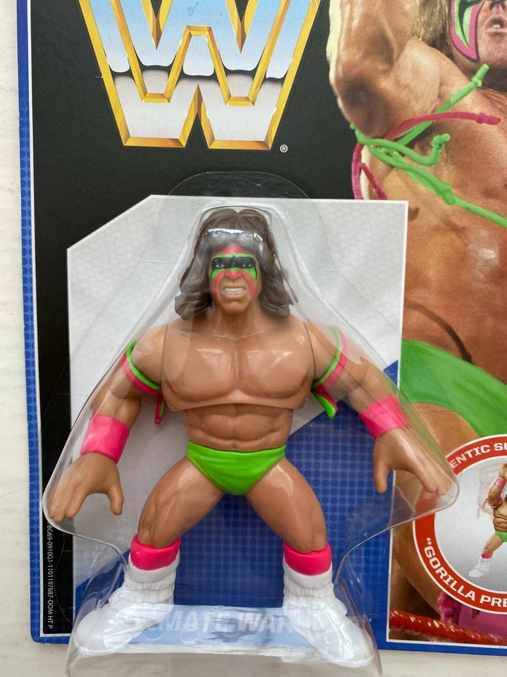 Bnib Wwe Mattel Retro Serie 1 el Definitivo Guerrero Figura de Lucha Hasbro Wwf - Imagen 2 de 4